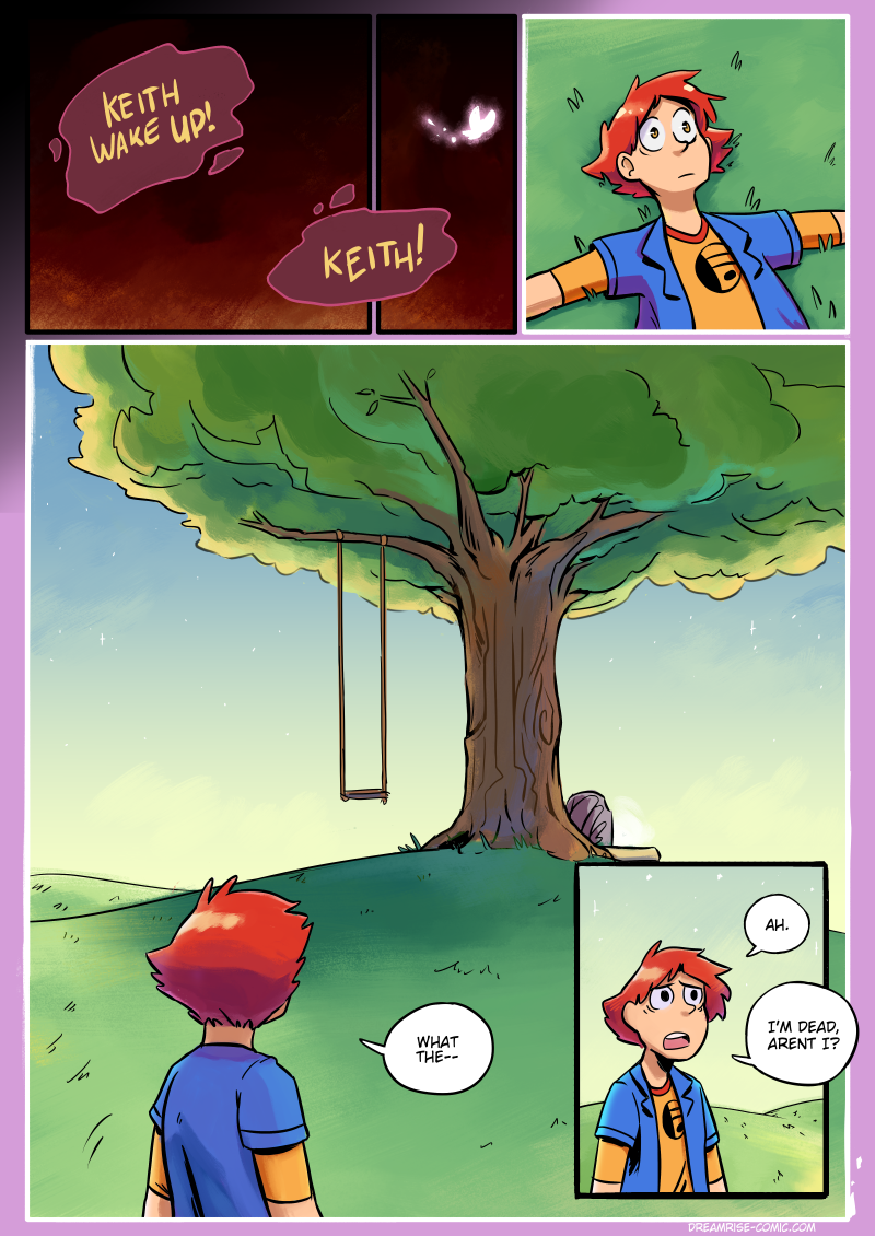 Keith awakens to find himself in a windows XP desktop background.